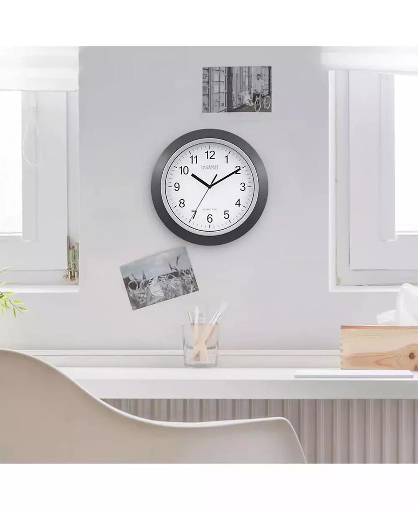 商品La Crosse Technology|WT-3129B 12" Atomic Analog Wall Clock,价格¥336,第5张图片详细描述