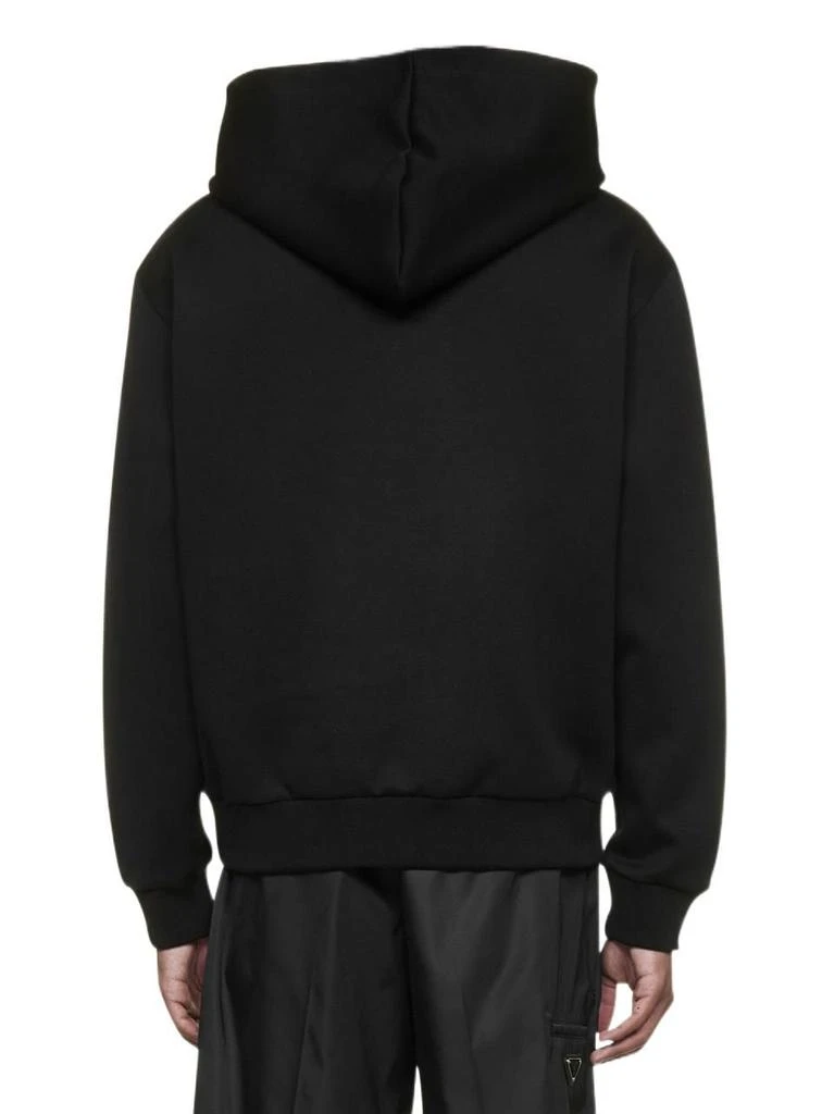 商品Prada|Prada men's black cotton sweatshirt,价格¥8908,第3张图片详细描述