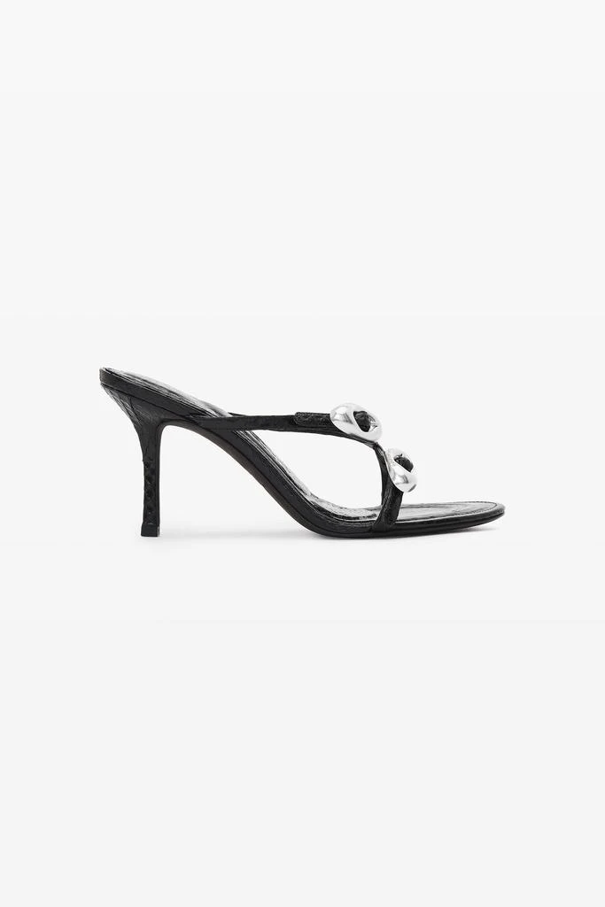 商品Alexander Wang|Dome 85 Water Snake Strappy Slide Sandal,价格¥5251,第1张图片