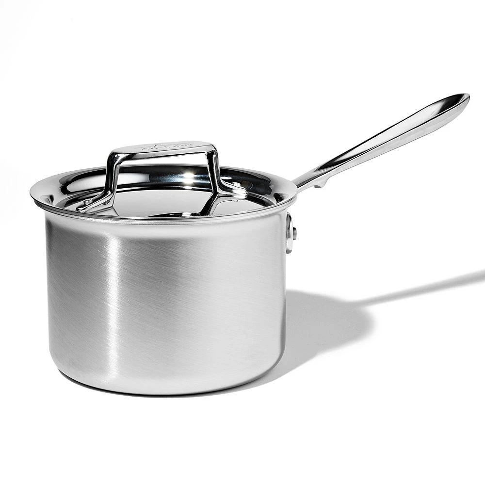 All Clad d5 Stainless Brushed 2 Quart Sauce Pan with Lid 商品