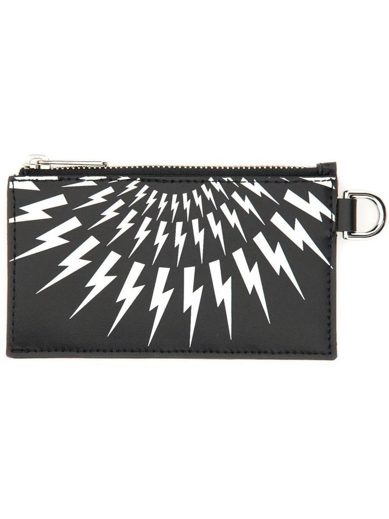 商品Neil Barrett|Neil Barrett Card Holder With Strap in Black,价格¥1221,第1张图片