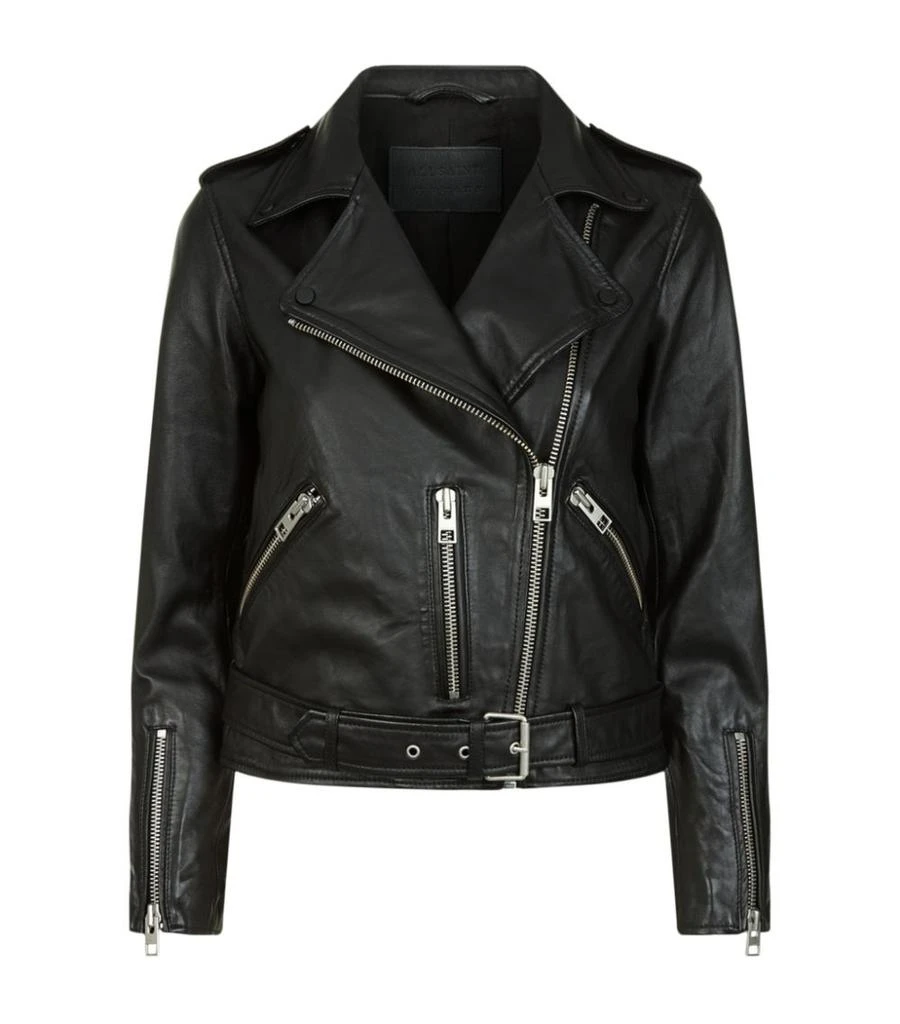 商品ALL SAINTS|Leather Balfern Biker Jacket,价格¥3199,第3张图片详细描述