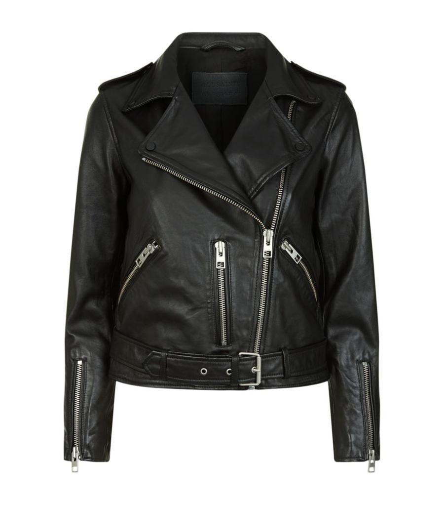 商品ALL SAINTS|Leather Balfern Biker Jacket,价格¥2889,第5张图片详细描述