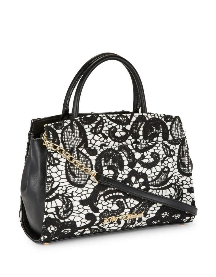 商品Betsey Johnson|Floral Lady Lace Satchel,价格¥385,第5张图片详细描述