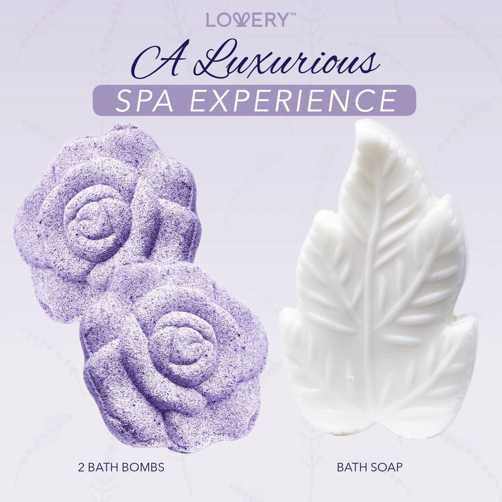 商品Lovery|Lavender Jasmine Self Care Spa Kit 7-Piece Set,价格¥259,第3张图片详细描述