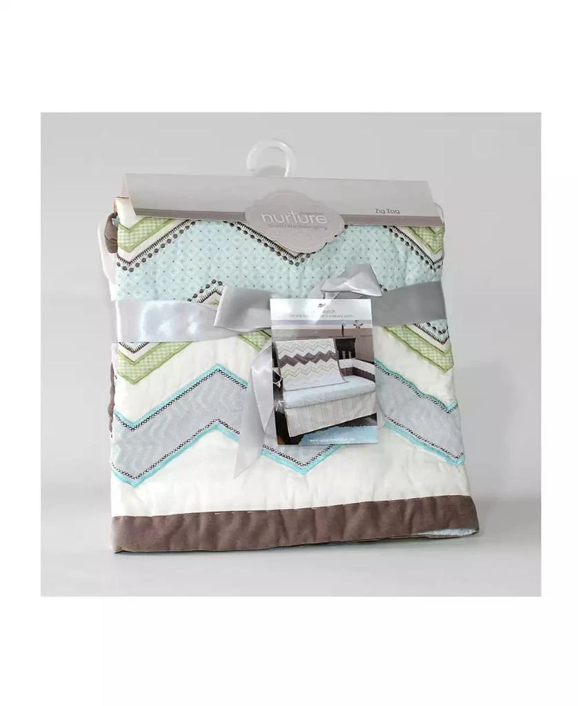 商品3 Stories Trading|Nurture Zig Zag Hand Quilted Baby Quilt,价格¥574,第4张图片详细描述