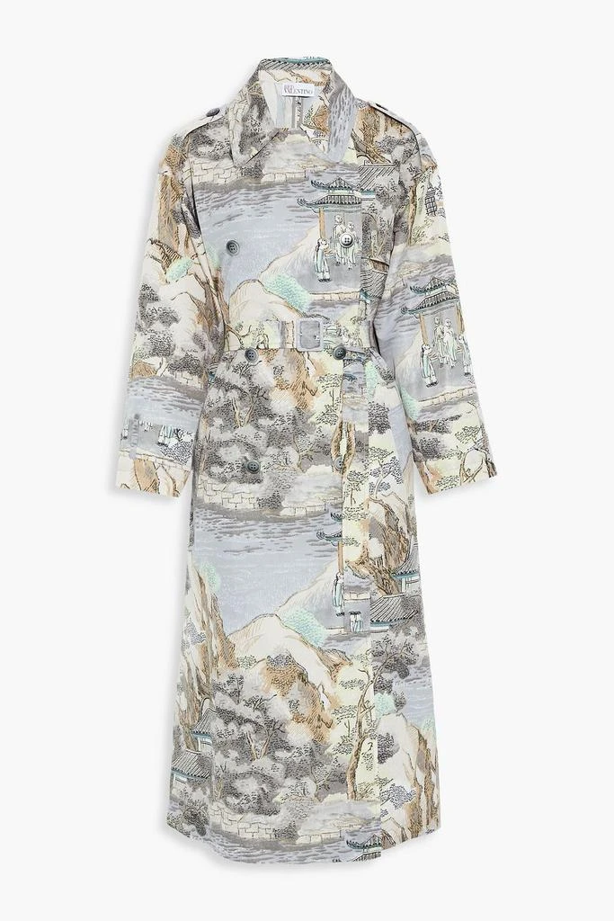 商品RED Valentino|Belted printed shell trench coat,价格¥4070,第1张图片