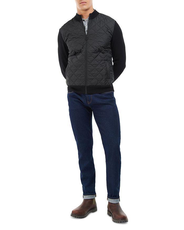 商品Barbour|Essential Diamond Quilt Regular Fit Bomber Jacket,价格¥1597,第4张图片详细描述