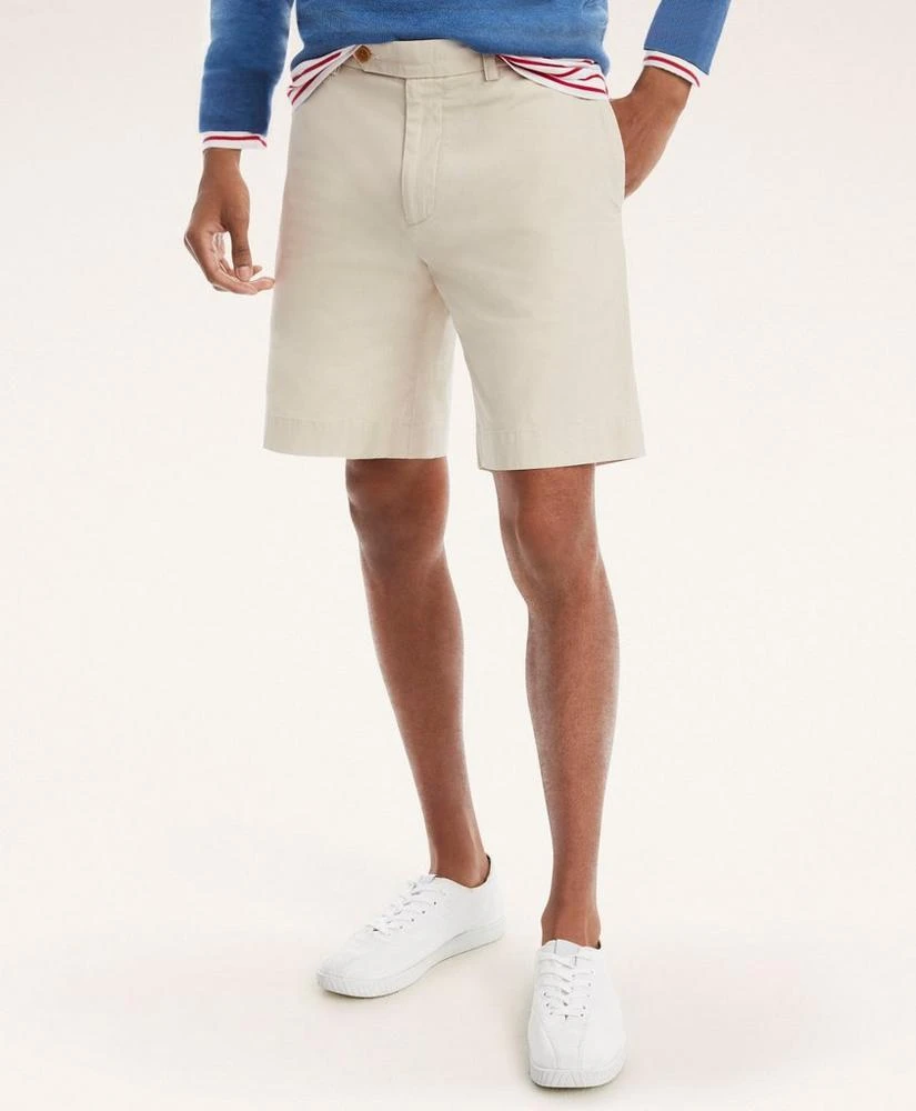 商品Brooks Brothers|9" Stretch Supima® Cotton Poplin Shorts,价格¥300,第2张图片详细描述