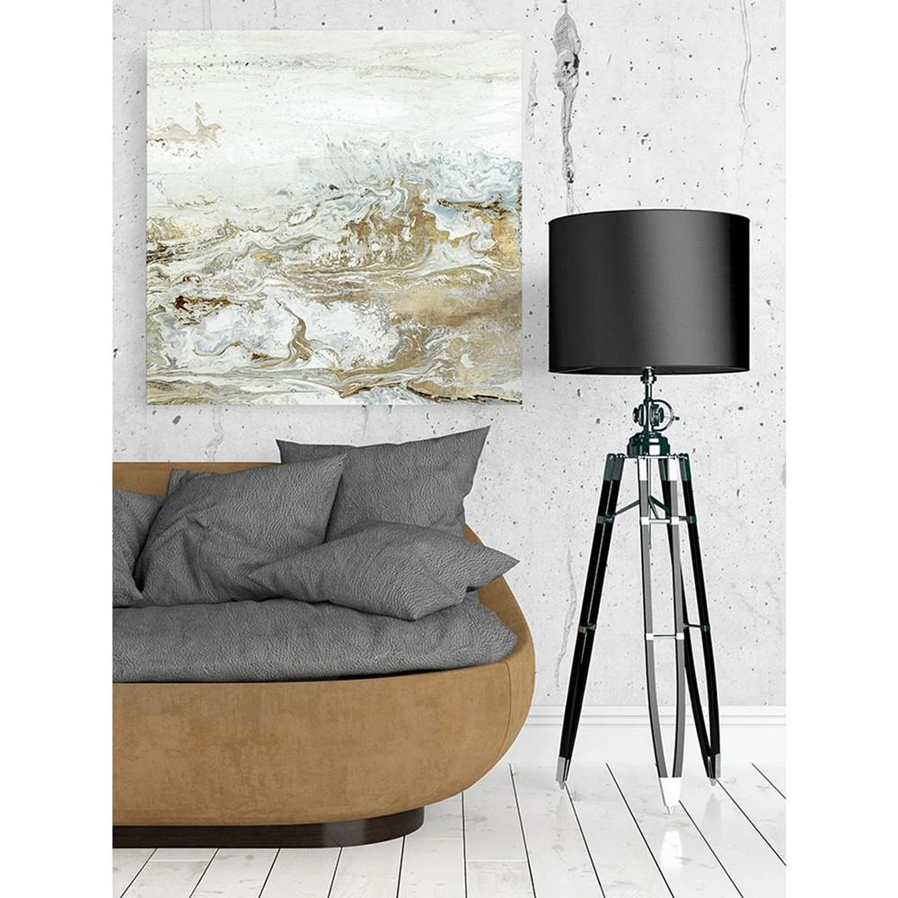 商品Giant Art|20" x 20" Geode II Teal Version Museum Mounted Canvas Print,价格¥879,第4张图片详细描述