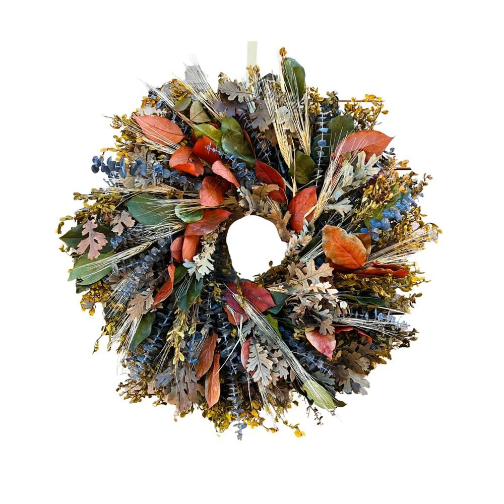 商品GreenishBlu|Autumn Real Preserved Fall Wreath, 24",价格¥800,第1张图片