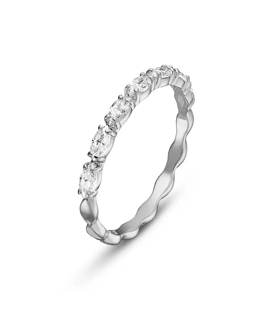 商品Swarovski|Vittore Marquise Cut Rhodium Plated Ring,价格¥473,第2张图片详细描述