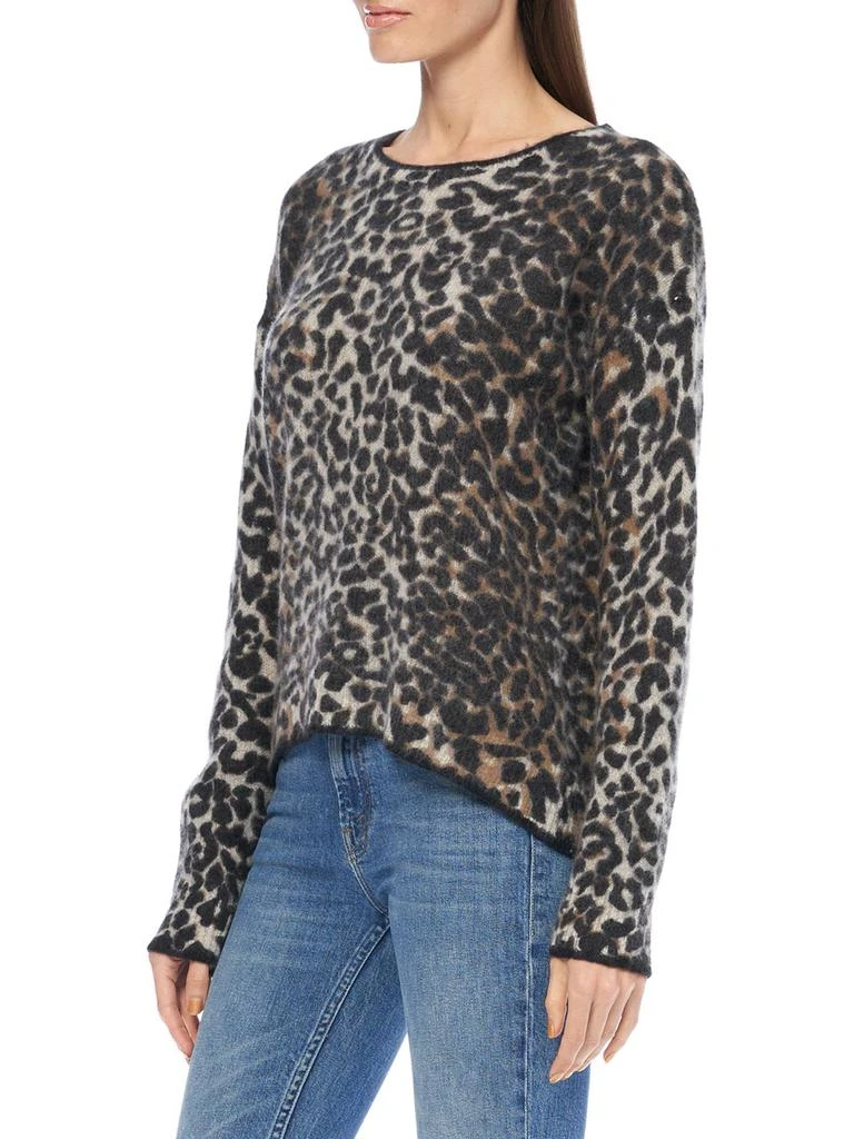 商品360 Cashmere|Leopard Print Tipped Cashmere Sweater,价格¥434,第2张图片详细描述
