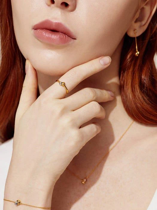商品hyeres-lor|Etrive 14K Duet Ring XS,价格¥3156,第2张图片详细描述