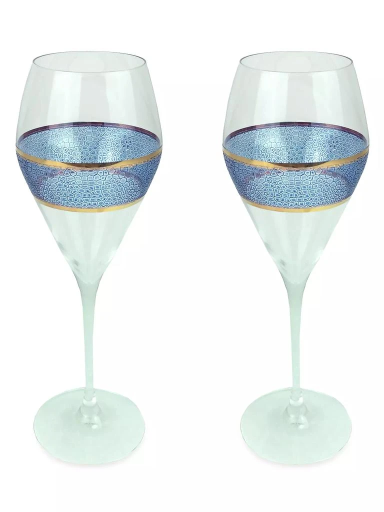 商品Michael Wainwright|Panthera Indigo 2-Piece Prosecco Glass Set,价格¥603,第1张图片