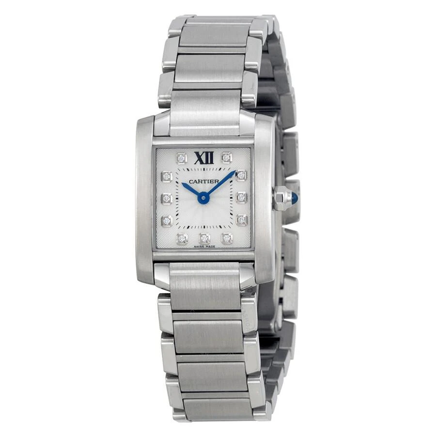 商品Cartier|Tank Francaise Silver Dial Ladies Watch WE110006,价格¥36922,第1张图片