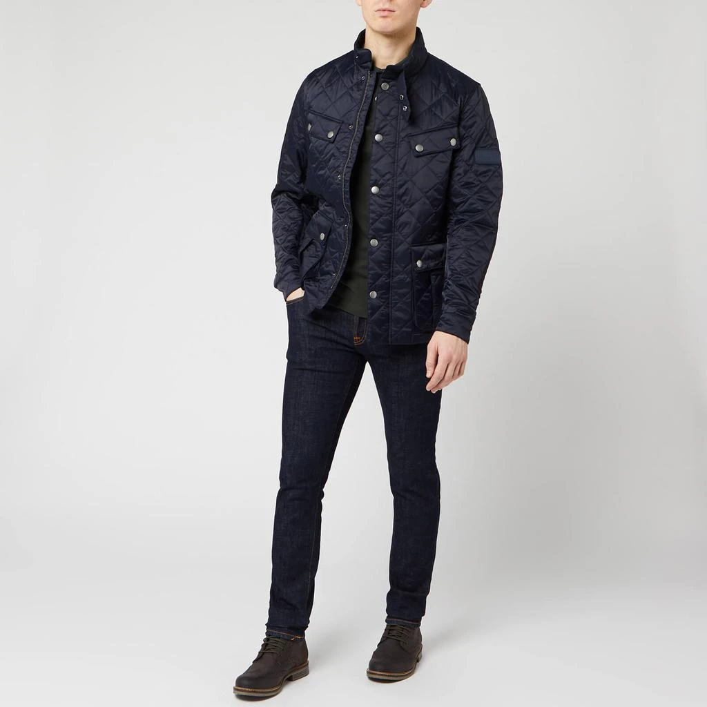 商品Barbour|Barbour International Men's Ariel Quilt Jacket - Navy,价格¥1028,第3张图片详细描述