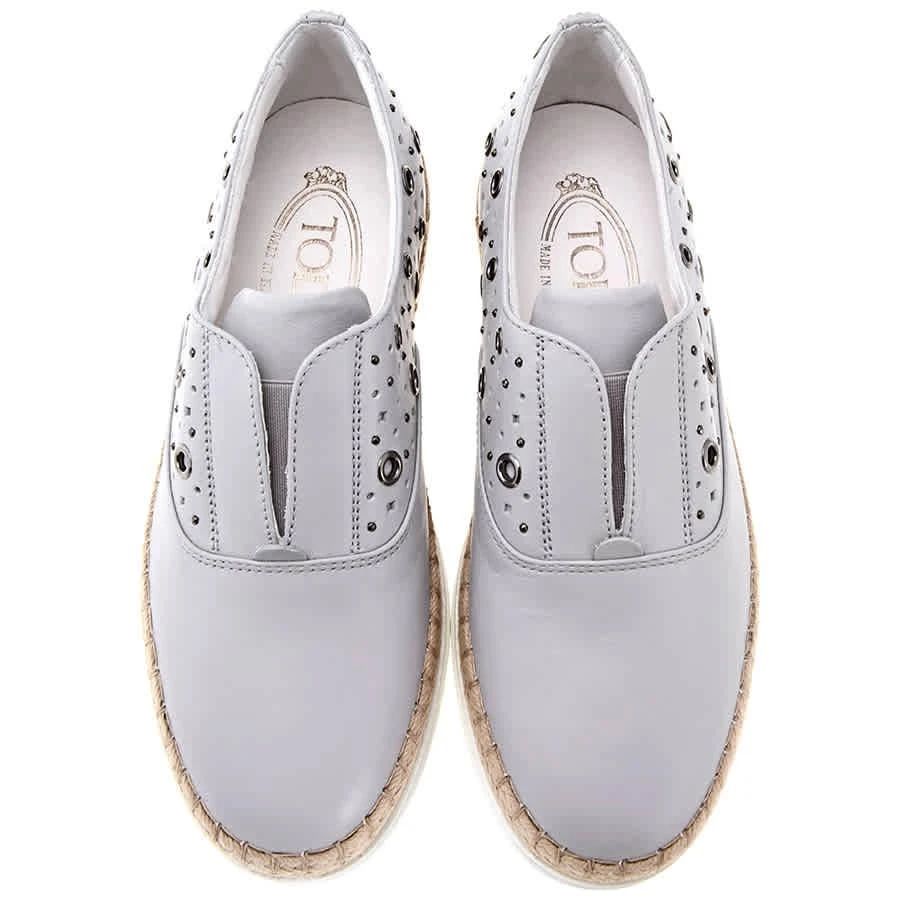 商品Tod's|Womens Slip-On Shoes in Medium Cement,价格¥1479,第3张图片详细描述