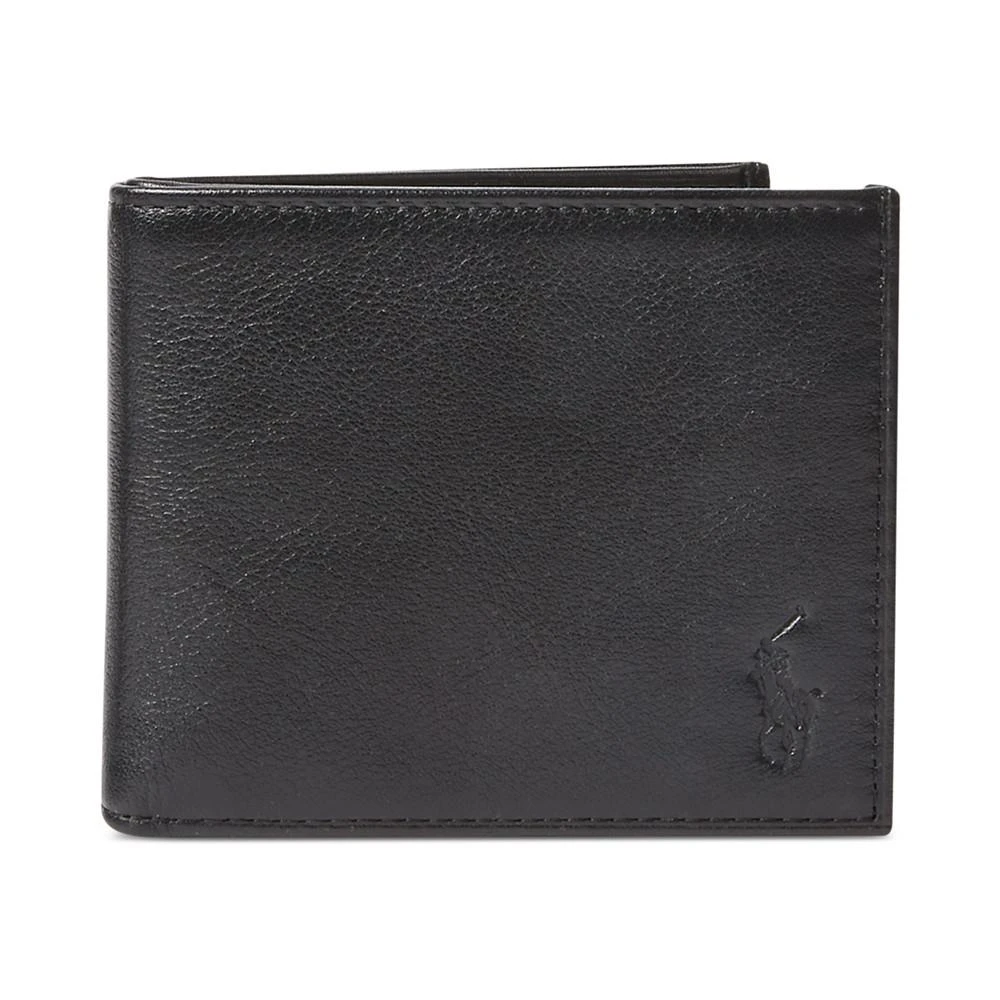 商品Ralph Lauren|Men's Pebbled Leather Billfold,价格¥669,第1张图片