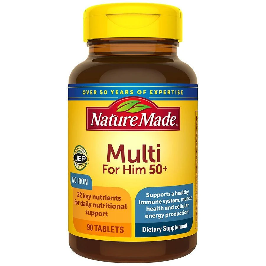 商品Nature Made|Multivitamin for Him 50+ Tablets,价格¥112,第1张图片