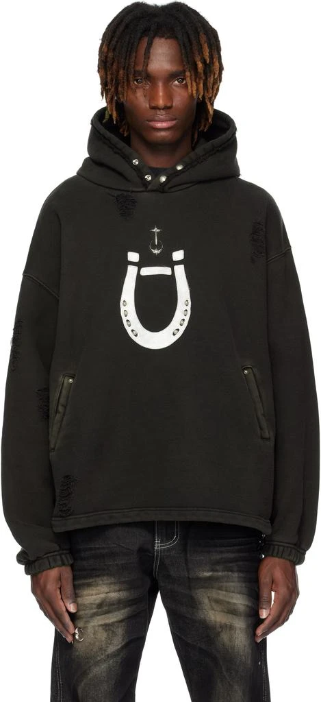 商品THUG CLUB|黑色 Dickies 联名 Hoof 连帽衫,价格¥1596,第1张图片