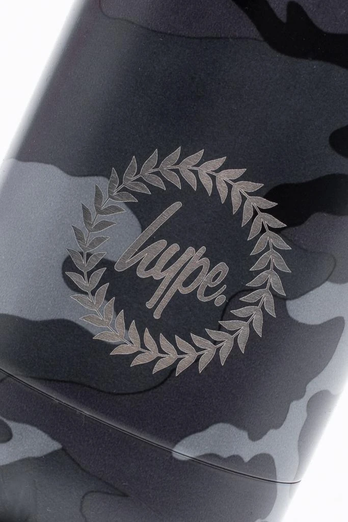 商品HYPE ACCESSORIES|HYPE BLACK & GREY MONO CAMO METAL WATER BOTTLE,价格¥171,第3张图片详细描述