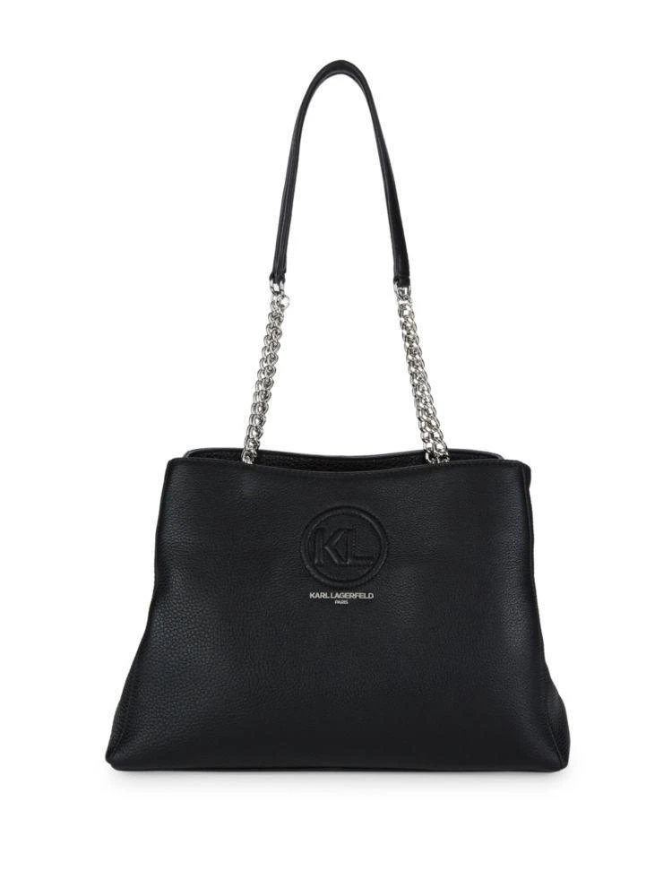 商品Karl Lagerfeld Paris|Pebble Chain Tote Bag,价格¥1101,第1张图片