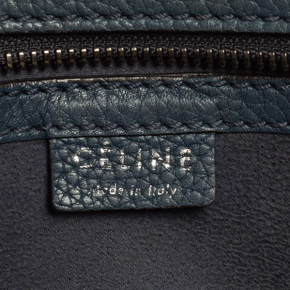 Céline Blue Leather Nano Luggage Tote 商品