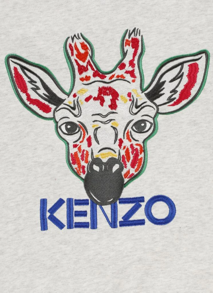 商品Kenzo|Kenzo Kids Logo Embroidered Long-Sleeved Sweatshirt,价格¥818-¥1023,第3张图片详细描述