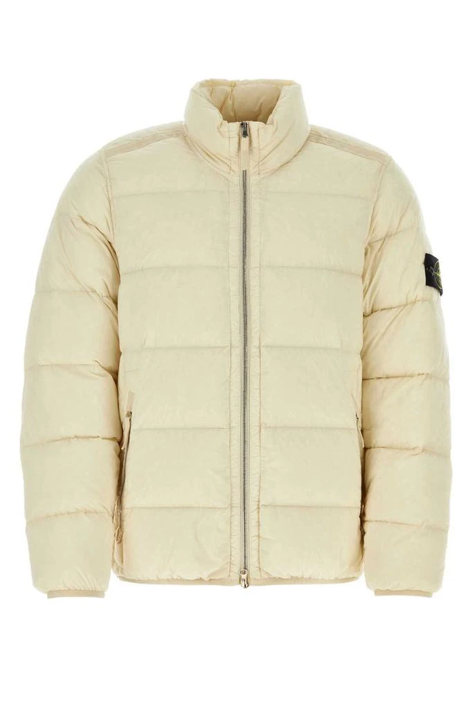 商品Stone Island|Stone Island Logo Patch High-Neck Padded Jacket,价格¥4966,第1张图片