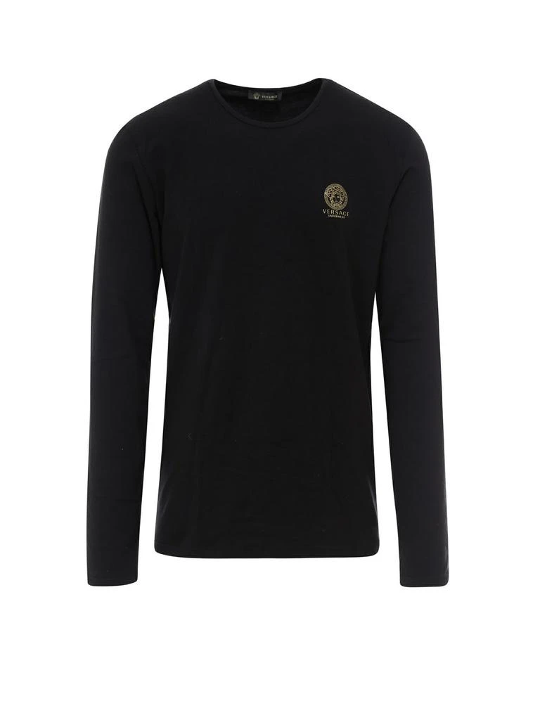 商品Versace|Versace Medusa Printed Long-Sleeved T-Shirt,价格¥260,第1张图片