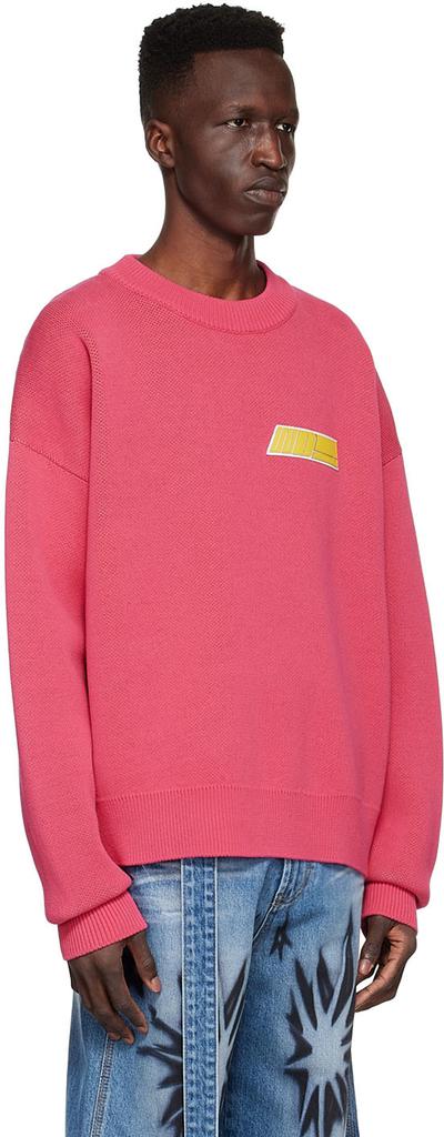 Pink Cotton Sweater商品第2张图片规格展示