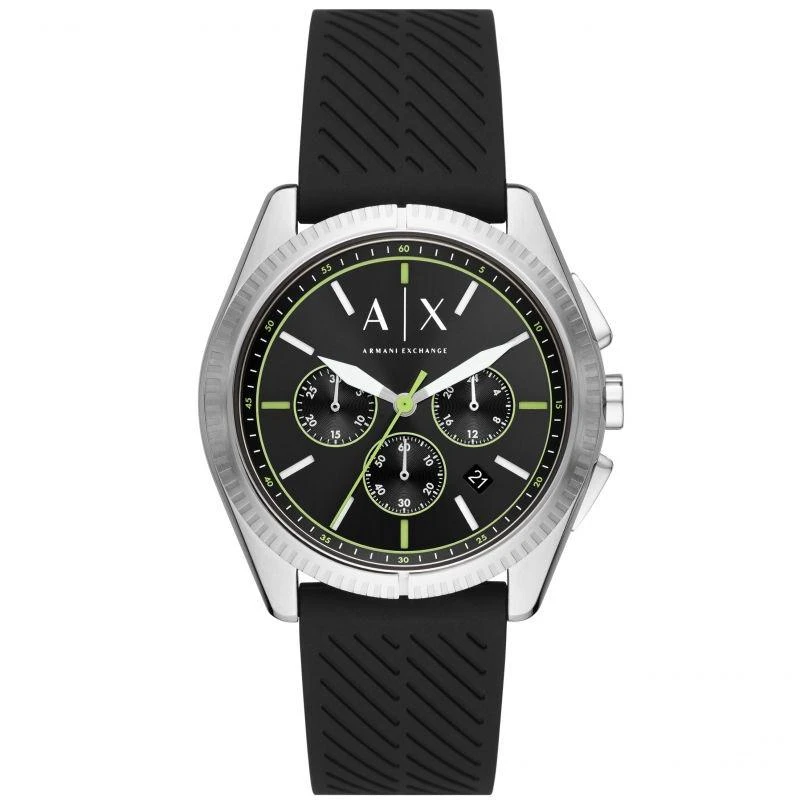 商品Armani Exchange|Giacomo Chronograph Quartz Black Dial Men's Watch AX2853,价格¥1153,第1张图片