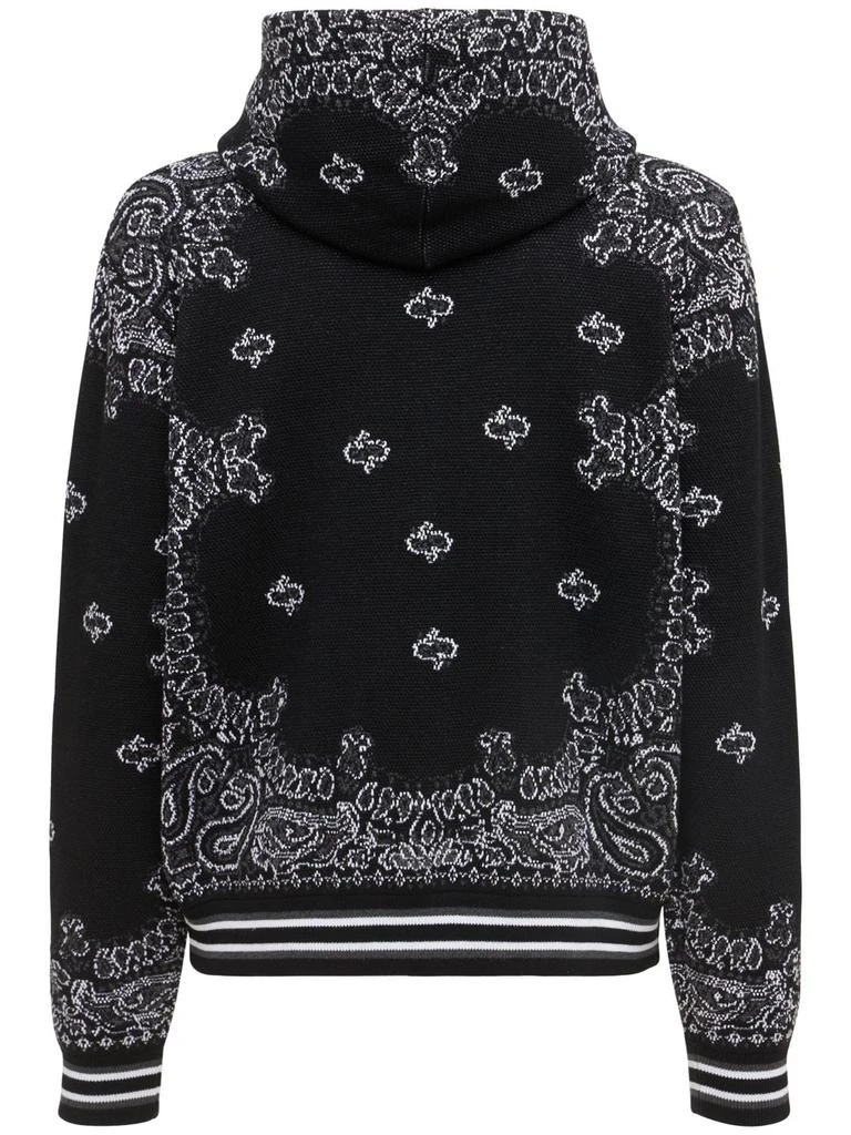 商品AMIRI|Bandana Cotton & Cashmere Knit Hoodie,价格¥9072,第5张图片详细描述