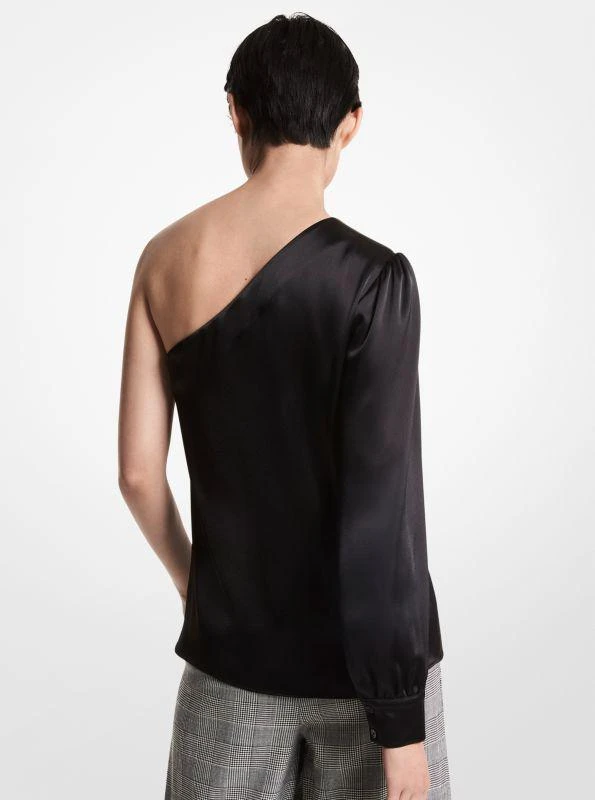 商品Michael Kors|Satin One-Shoulder Top,价格¥395,第2张图片详细描述