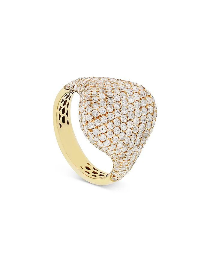 商品Crivelli|18K Yellow Gold Diamond Pavé Ring, 1.55 ct. t.w. - Exclusive, Italy Campaign,价格¥46430,第1张图片