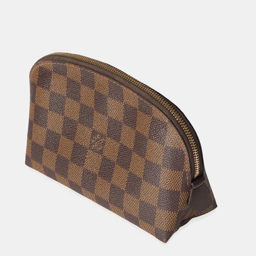 商品[二手商品] Louis Vuitton|Louis Vuitton Brown Damier Ebene Canvas Cosmetic Clutch Bag ,价格¥4445,第2张图片详细描述