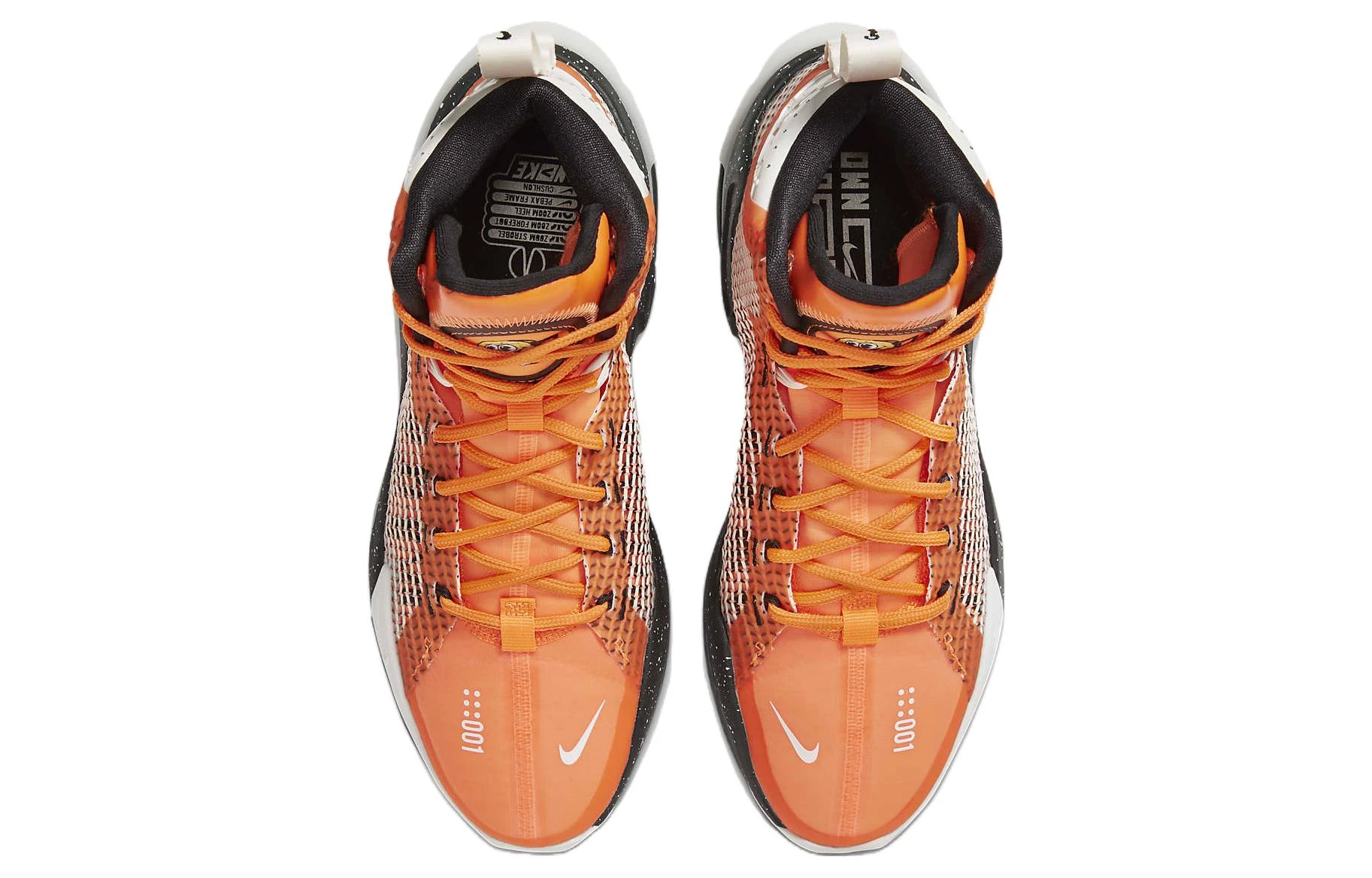 商品[国内直发] NIKE|Air Zoom GT Jump Ep 时尚百搭 高帮 篮球鞋 男款 橙白黑,价格¥826,第5张图片详细描述
