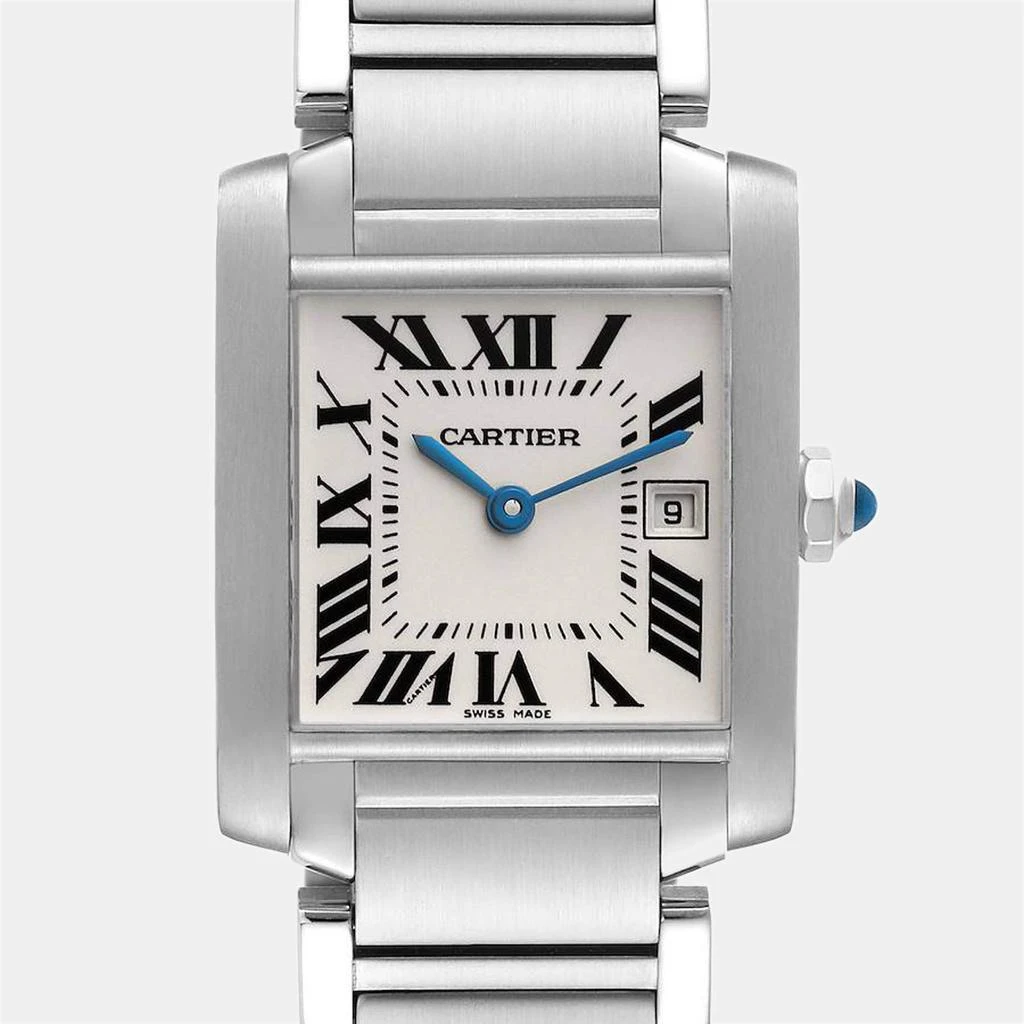 商品[二手商品] Cartier|Cartier Tank Francaise Midsize Silver Dial Steel Ladies Watch W51011Q3 25 x 30 mm,价格¥28408,第3张图片详细描述