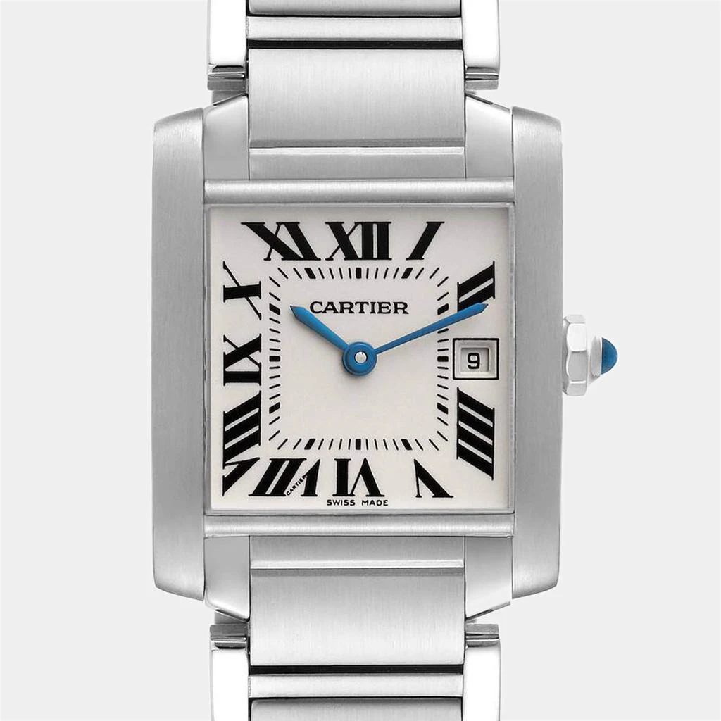 商品[二手商品] Cartier|Cartier Tank Francaise Midsize Silver Dial Steel Ladies Watch W51011Q3 25 x 30 mm,价格¥32715,第3张图片详细描述