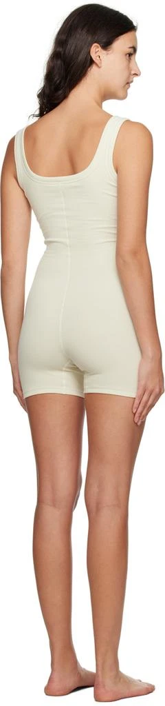 商品SKIMS|Off-White Cotton Rib Onesie Jumpsuit,价格¥689,第3张图片详细描述