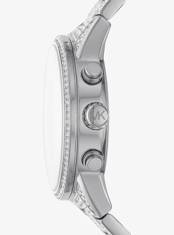 商品Michael Kors|Ritz Pavé Silver-Tone Watch,价格¥3712,第2张图片详细描述