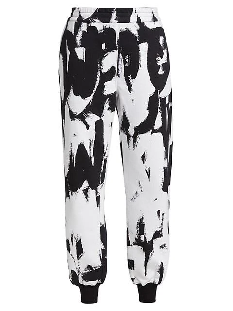 商品Alexander McQueen|Graffiti Cotton Jogger Pants,价格¥3031,第1张图片