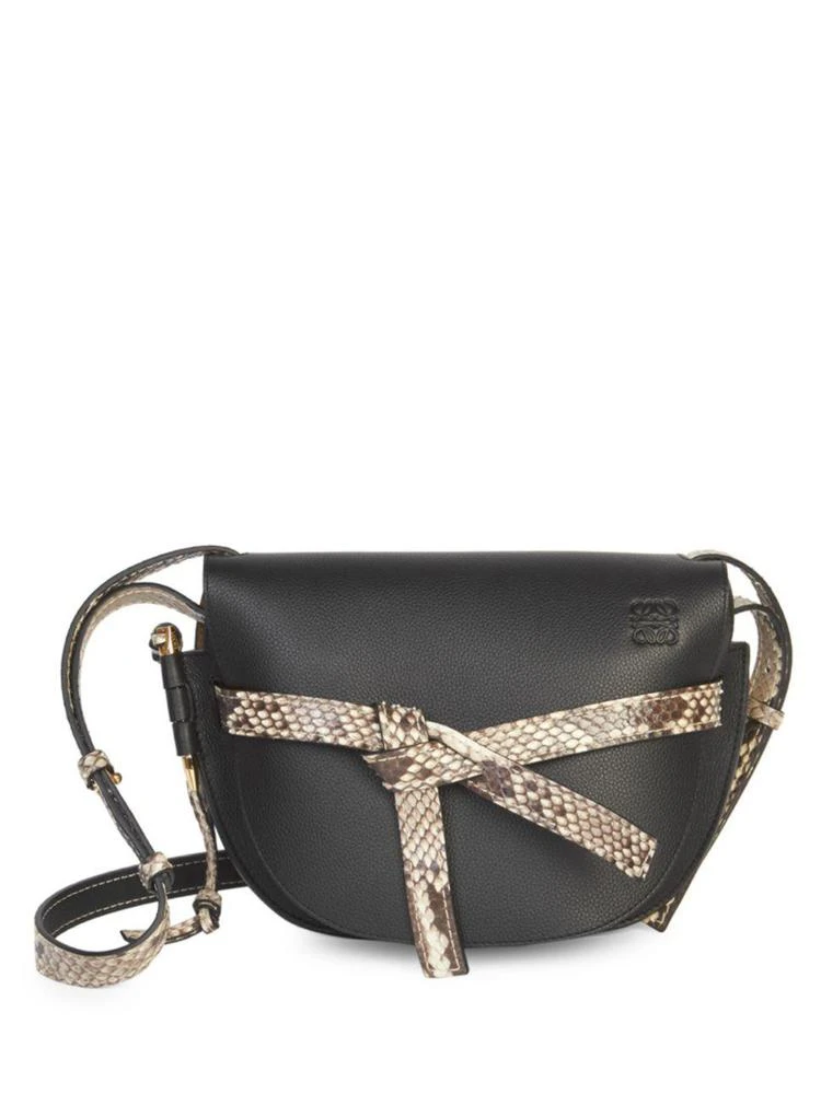 商品Loewe|Python Trim Gate 软粒纹皮马鞍包,价格¥16900,第1张图片