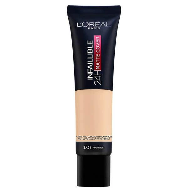 商品L'Oreal Paris|L'Oréal Paris Infallible 32hr Matte Cover Foundation 35ml (Various Shades),价格¥113,第1张图片