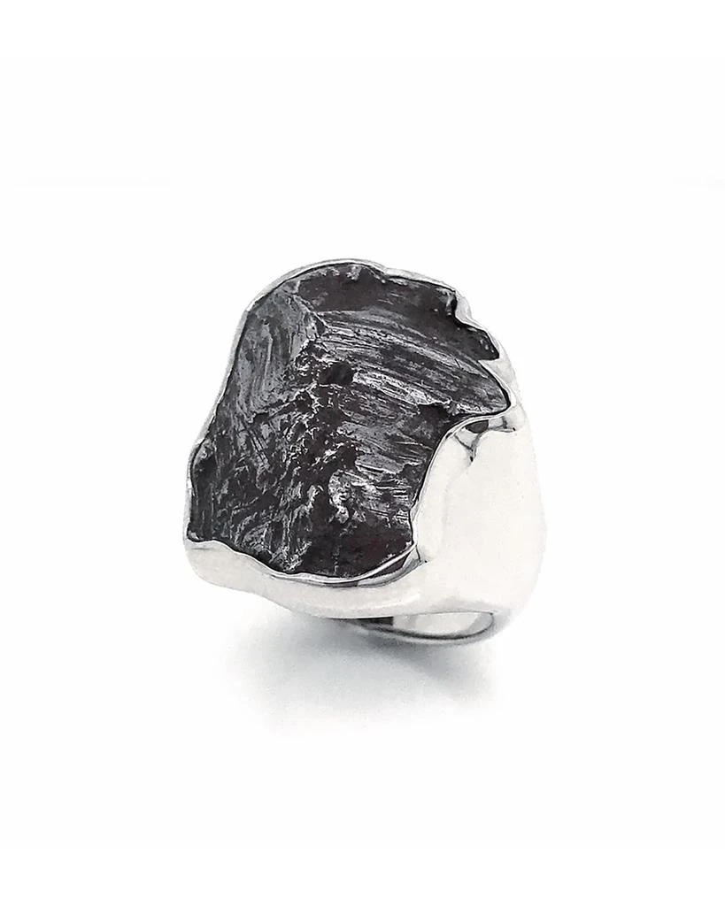 商品Jorge Adeler|Men's 18K Yellow Gold Sikhote-Alin Meteorite Ring,价格¥20957,第1张图片