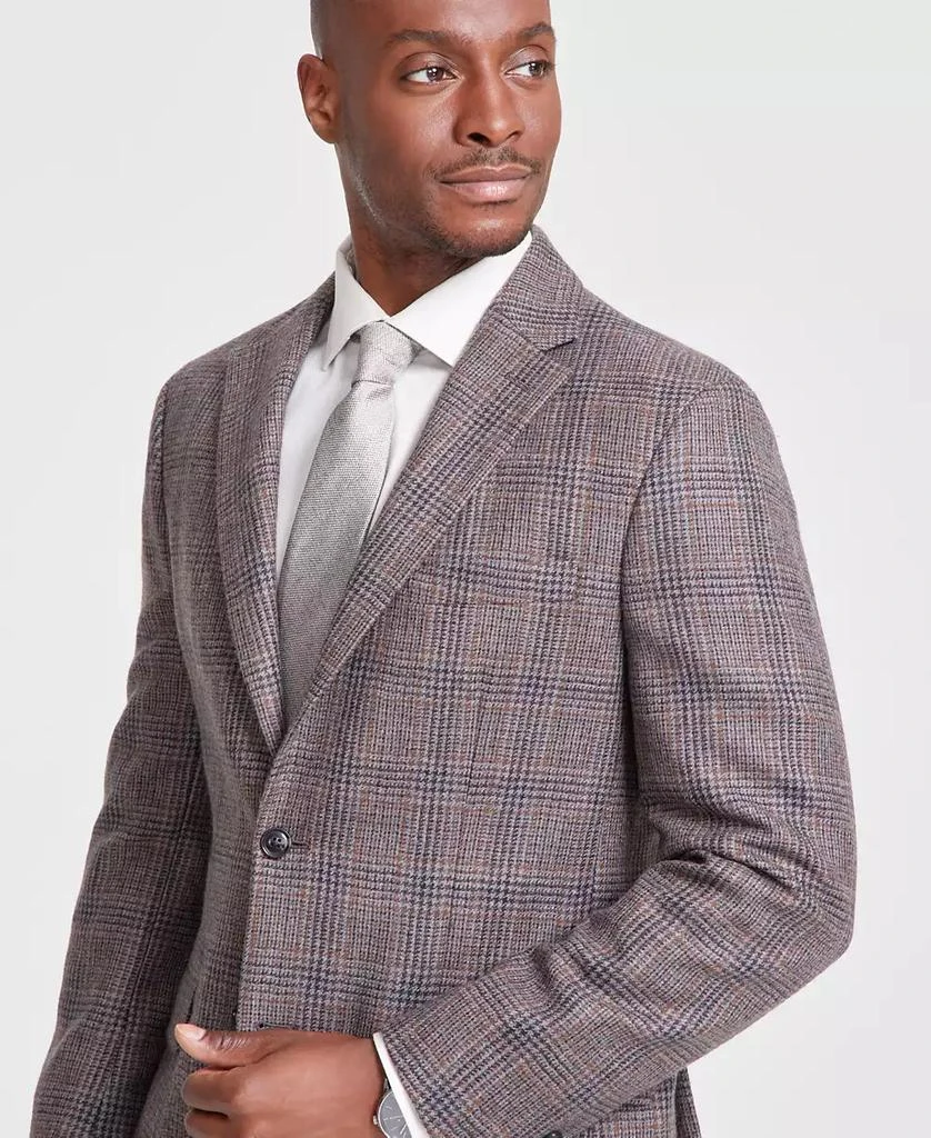 商品Tommy Hilfiger|Men's Modern-Fit Plaid Wool Sport Coat,价格¥881,第3张图片详细描述