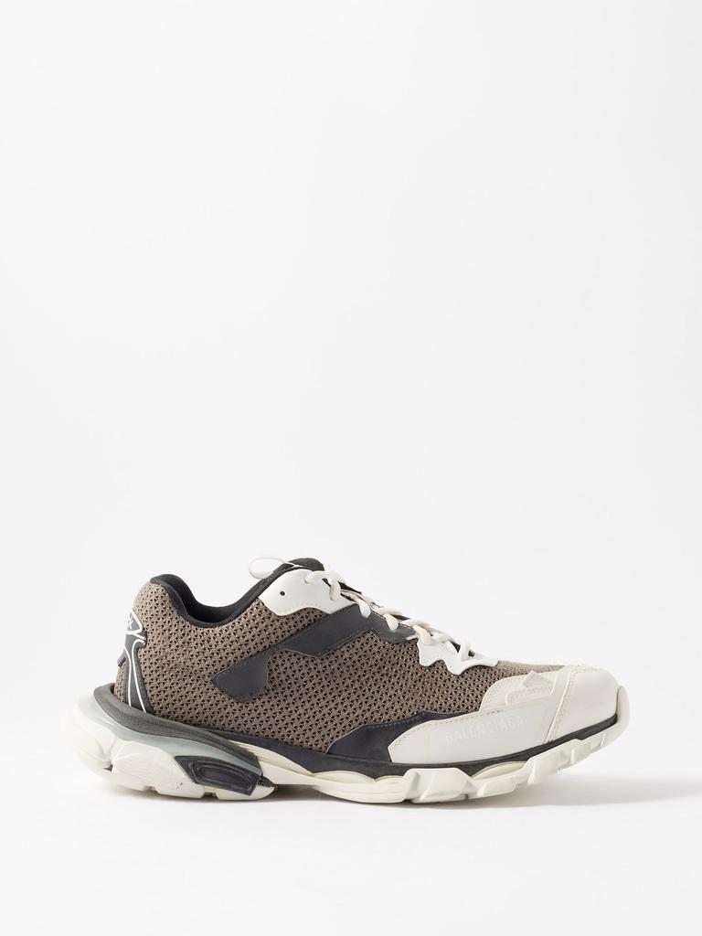 Track.3 mesh and faux-leather trainers商品第1张图片规格展示