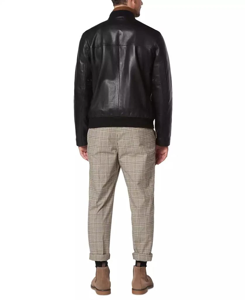 商品Marc New York by Andrew Marc|Men's MacNeil Smooth Leather Bomber Jacket,价格¥4796,第2张图片详细描述