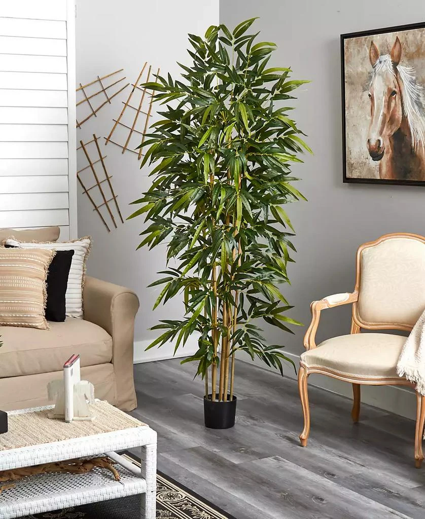 商品NEARLY NATURAL|6' Artificial Bamboo Tree,价格¥1205,第5张图片详细描述